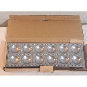Vintage Vitantonio Ravioli Maker No. 512 Aluminum Mold 12 Ravioli W/ Box